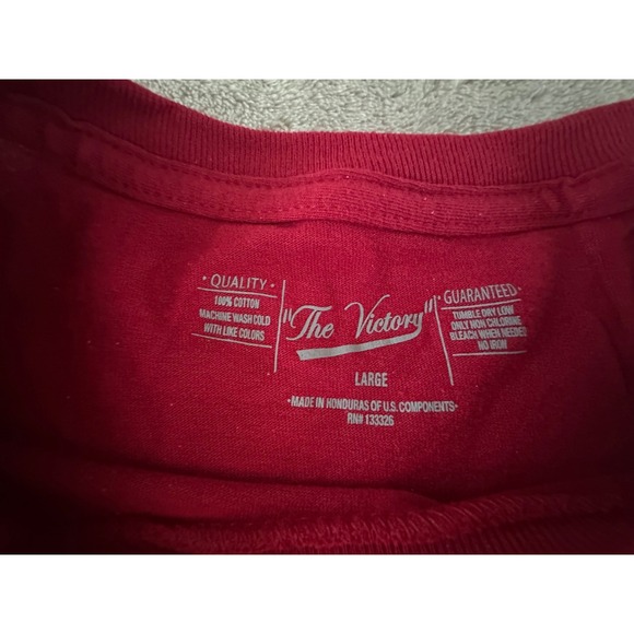 The Victory University of Alabama Alumni Red T-Shirt Womens Size Large NWT - Picture 4 of 6